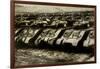 Sherman Tanks-null-Framed Art Print