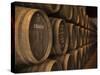 Sherry Casks, Bodegas Gonzalez Byass, Jerez De La Frontera, Spain-Walter Bibikow-Stretched Canvas