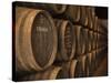 Sherry Casks, Bodegas Gonzalez Byass, Jerez De La Frontera, Spain-Walter Bibikow-Stretched Canvas