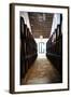 Sherry casks in a winery, Gonzalez Byass, Jerez De La Frontera, Cadiz Province, Andalusia, Spain-null-Framed Photographic Print