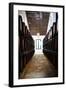 Sherry casks in a winery, Gonzalez Byass, Jerez De La Frontera, Cadiz Province, Andalusia, Spain-null-Framed Photographic Print