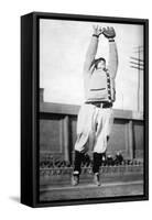 Sherry Magee leaping catch, Philadelphia Phillies, Baseball Photo - Philadelphia, PA-Lantern Press-Framed Stretched Canvas