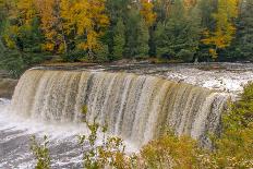 USA, Michigan, Paradise, Tahquamenon Falls State Park, Upper Falls-Sherry Zurey-Stretched Canvas