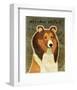 Shetland Sheepdog-John W^ Golden-Framed Art Print