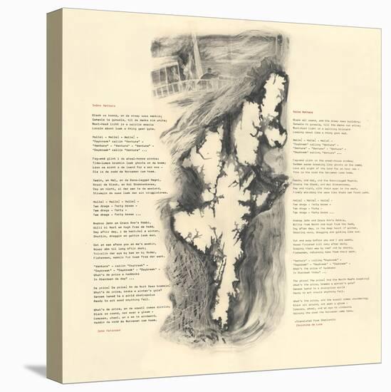 Shetlandic Poem-Mary Kuper-Stretched Canvas