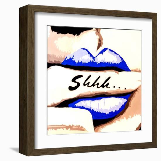 Shhh-Pop Art Queen-Framed Giclee Print