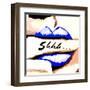 Shhh-Pop Art Queen-Framed Giclee Print