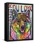 Shiba Inu Luv-Dean Russo-Framed Stretched Canvas