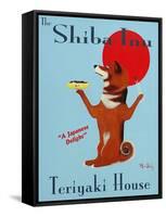 Shiba Inu Teriyaki-Ken Bailey-Framed Stretched Canvas