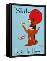 Shiba Inu Teriyaki-Ken Bailey-Framed Stretched Canvas