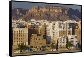 Shibam, Wadi Hadhramawt, Yemen-Peter Adams-Framed Stretched Canvas