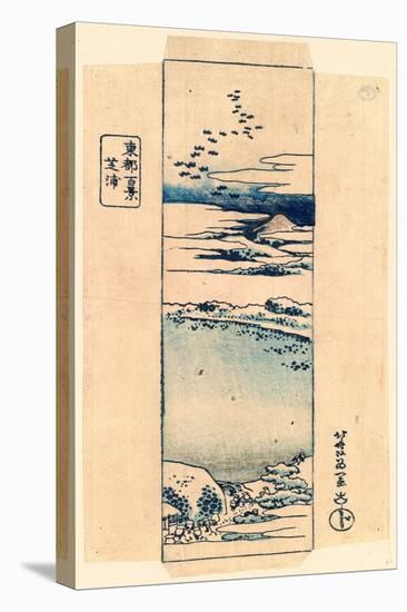 Shibaura-Katsushika Hokusai-Stretched Canvas