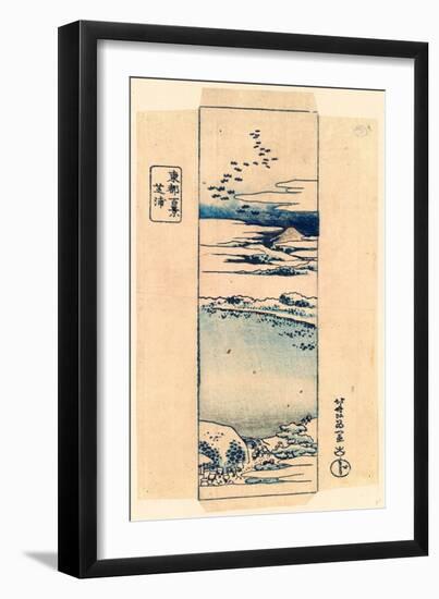 Shibaura-Katsushika Hokusai-Framed Giclee Print