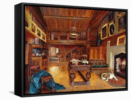 Shibden Hall, Housebody, 1877-Henry Sykes-Framed Stretched Canvas