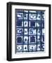 Shibori Box Pattern I-Elizabeth Medley-Framed Art Print