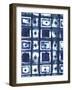 Shibori Box Pattern I-Elizabeth Medley-Framed Art Print