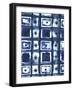 Shibori Box Pattern I-Elizabeth Medley-Framed Art Print