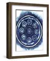 Shibori Circle I-Elizabeth Medley-Framed Art Print