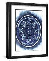 Shibori Circle I-Elizabeth Medley-Framed Art Print