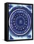 Shibori Circle II-Elizabeth Medley-Framed Stretched Canvas