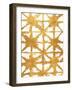 Shibori Gold IV-Elizabeth Medley-Framed Art Print