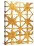 Shibori Gold IV-Elizabeth Medley-Stretched Canvas