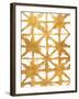 Shibori Gold IV-Elizabeth Medley-Framed Art Print