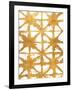 Shibori Gold IV-Elizabeth Medley-Framed Art Print