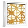 Shibori Gold Square IV-Elizabeth Medley-Framed Art Print