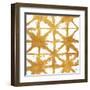 Shibori Gold Square IV-Elizabeth Medley-Framed Art Print