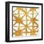 Shibori Gold Square IV-Elizabeth Medley-Framed Art Print