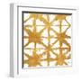 Shibori Gold Square IV-Elizabeth Medley-Framed Art Print