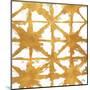 Shibori Gold Square IV-Elizabeth Medley-Mounted Art Print