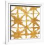 Shibori Gold Square IV-Elizabeth Medley-Framed Art Print