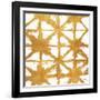 Shibori Gold Square IV-Elizabeth Medley-Framed Art Print