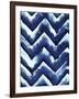 Shibori Zig Zag-Elizabeth Medley-Framed Art Print