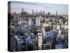 Shibuya Area Skyline with Shinjuku in the Background, Japan, Tokyo-Steve Vidler-Stretched Canvas