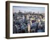 Shibuya Area Skyline with Shinjuku in the Background, Japan, Tokyo-Steve Vidler-Framed Photographic Print