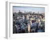 Shibuya Area Skyline with Shinjuku in the Background, Japan, Tokyo-Steve Vidler-Framed Photographic Print