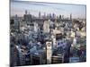 Shibuya Area Skyline with Shinjuku in the Background, Japan, Tokyo-Steve Vidler-Mounted Photographic Print