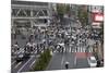 Shibuya Crossing (The Scramble), Shibuya Station, Shibuya, Tokyo, Japan, Asia-Stuart Black-Mounted Photographic Print