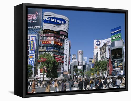 Shibuya, Tokyo, Honshu, Japan-null-Framed Stretched Canvas