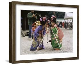 Shichi-Go-San Festival, Japan-null-Framed Premium Photographic Print