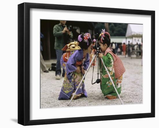 Shichi-Go-San Festival, Japan-null-Framed Photographic Print