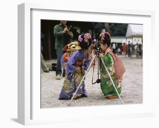 Shichi-Go-San Festival, Japan-null-Framed Photographic Print