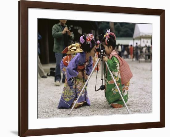 Shichi-Go-San Festival, Japan-null-Framed Photographic Print