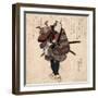 Shichidaime Ichikawa Danjuro-Utagawa Toyokuni-Framed Giclee Print