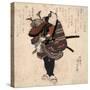 Shichidaime Ichikawa Danjuro-Utagawa Toyokuni-Stretched Canvas