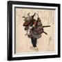 Shichidaime Ichikawa Danjuro-Utagawa Toyokuni-Framed Giclee Print