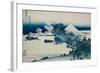 Shichiri Beach in Sagami Province, Katsushika Hokusai, Japan, Edo Period 1830-1833-Katsushika Hokusai-Framed Art Print